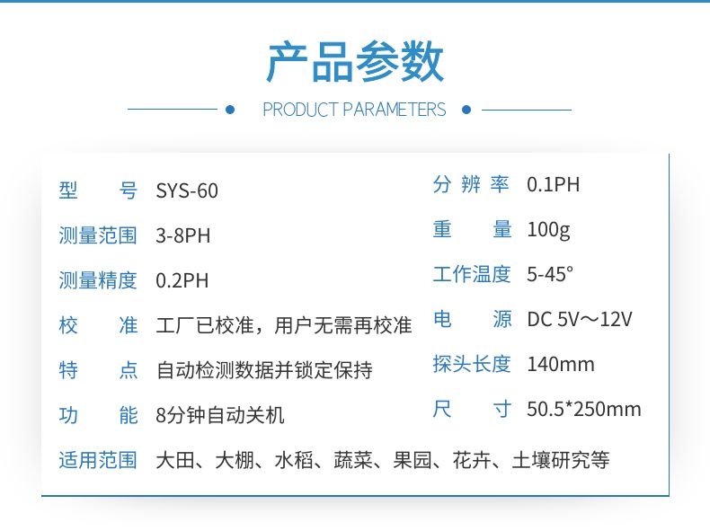 土壤酸度計SYS-60